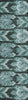 Piper Looms Chantille Southwest ACN812 Teal Machine Washable Area Rug Runner Main Image