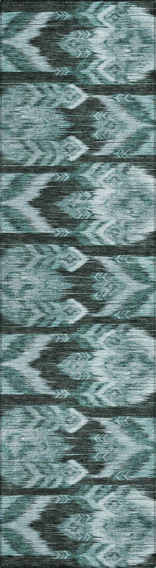 Piper Looms Chantille Southwest ACN812 Teal Machine Washable Area Rug Runner Main Image