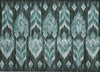 Piper Looms Chantille Southwest ACN812 Teal Machine Washable Area Rug Scatter Main Image