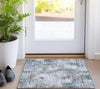 Piper Looms Chantille Modern ACN813 Green Machine Washable Area Rug Scatter Lifestyle Image Feature