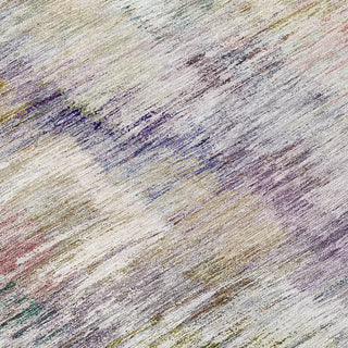 Piper Looms Chantille Modern ACN813 Plum Machine Washable Area Rug Swatch Image