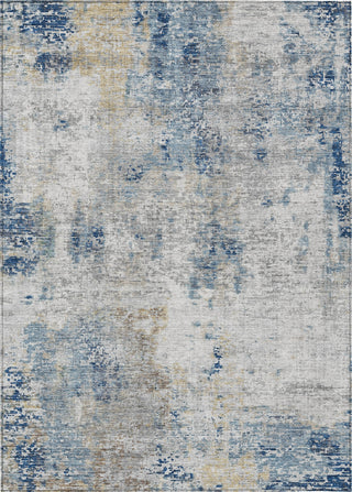 Piper Looms Chantille Modern ACN814 Blue Machine Washable Area Rug main image