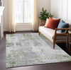 Piper Looms Chantille Modern ACN814 Olive Machine Washable Area Rug Lifestyle Image Feature