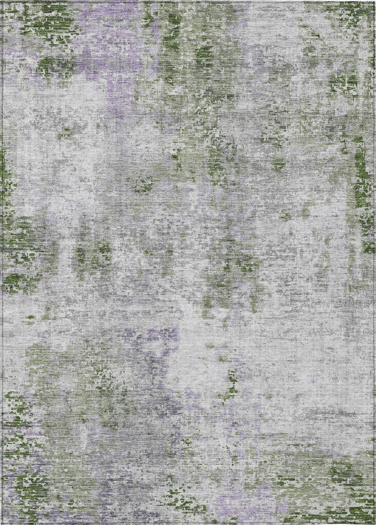 Piper Looms Chantille Modern ACN814 Olive Machine Washable Area Rug main image