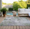 Piper Looms Chantille Modern ACN814 Olive Machine Washable Area Rug Outdoor Lifestyle Image Feature