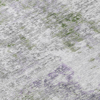 Piper Looms Chantille Modern ACN814 Olive Machine Washable Area Rug Swatch Image