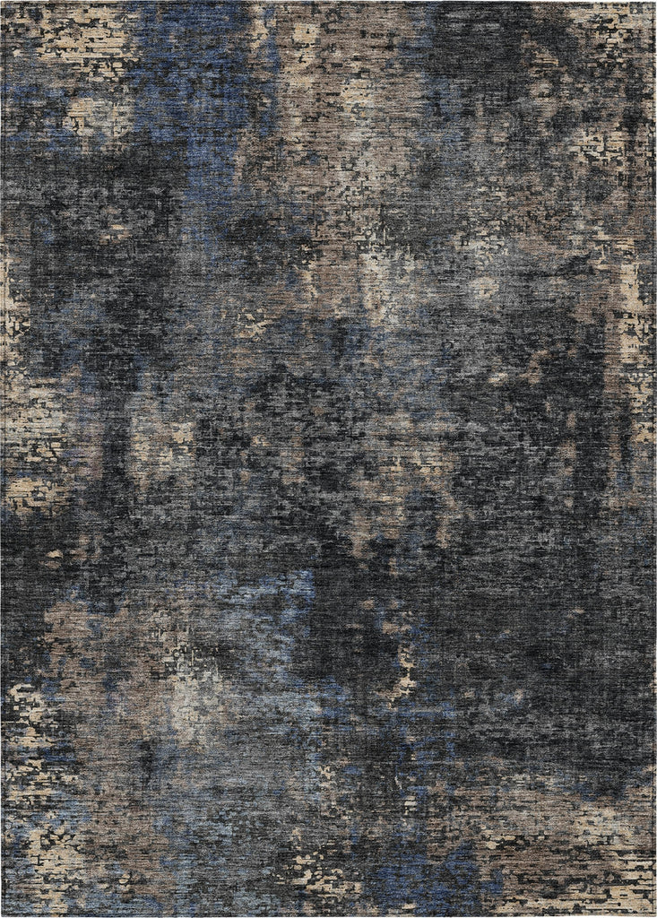 Piper Looms Chantille Modern ACN815 Charcoal Machine Washable Area Rug main image