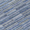 Piper Looms Chantille Stripes ACN816 Navy Machine Washable Area Rug Swatch Image