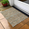 Piper Looms Chantille Stripes ACN816 Paprika Machine Washable Area Rug Scatter Outdoor Lifestyle Image Feature
