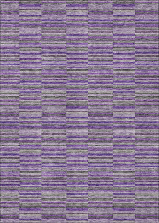 Piper Looms Chantille Stripes ACN816 Purple Machine Washable Area Rug main image