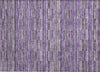 Piper Looms Chantille Stripes ACN816 Purple Machine Washable Area Rug Scatter Main Image