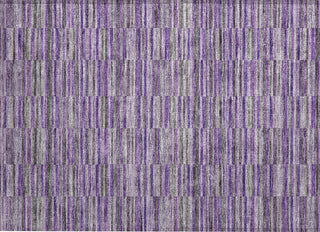 Piper Looms Chantille Stripes ACN816 Purple Machine Washable Area Rug Scatter Main Image