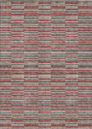 Piper Looms Chantille Stripes ACN816 Red Machine Washable Area Rug main image
