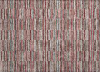 Piper Looms Chantille Stripes ACN816 Red Machine Washable Area Rug Scatter Main Image
