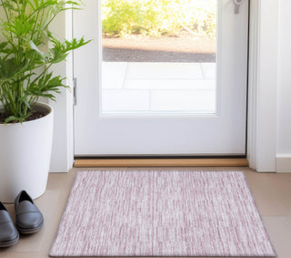 Piper Looms Chantille Stripes ACN817 Blush Machine Washable Area Rug Scatter Lifestyle Image Feature