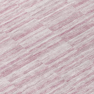 Piper Looms Chantille Stripes ACN817 Blush Machine Washable Area Rug Swatch Image