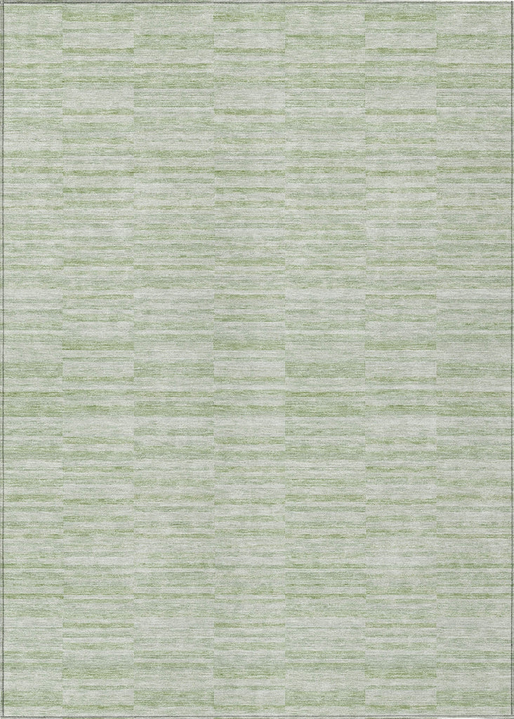 Piper Looms Chantille Stripes ACN817 Sage Machine Washable Area Rug main image