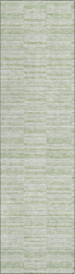 Piper Looms Chantille Stripes ACN817 Sage Machine Washable Area Rug Runner Main Image