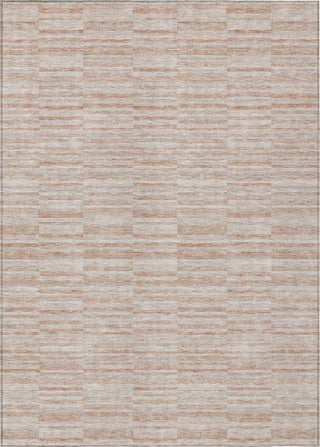 Piper Looms Chantille Stripes ACN817 Salmon Machine Washable Area Rug main image