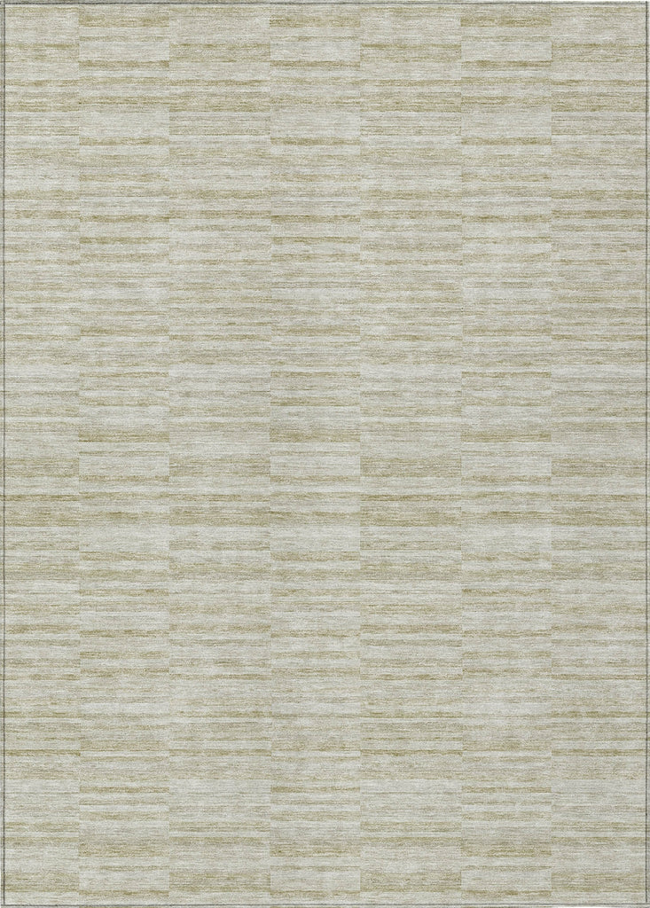 Piper Looms Chantille Stripes ACN817 Taupe Machine Washable Area Rug main image