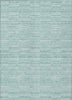 Piper Looms Chantille Stripes ACN817 Turquoise Machine Washable Area Rug main image