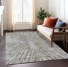 Piper Looms Chantille Modern ACN818 Brown Machine Washable Area Rug Lifestyle Image Feature
