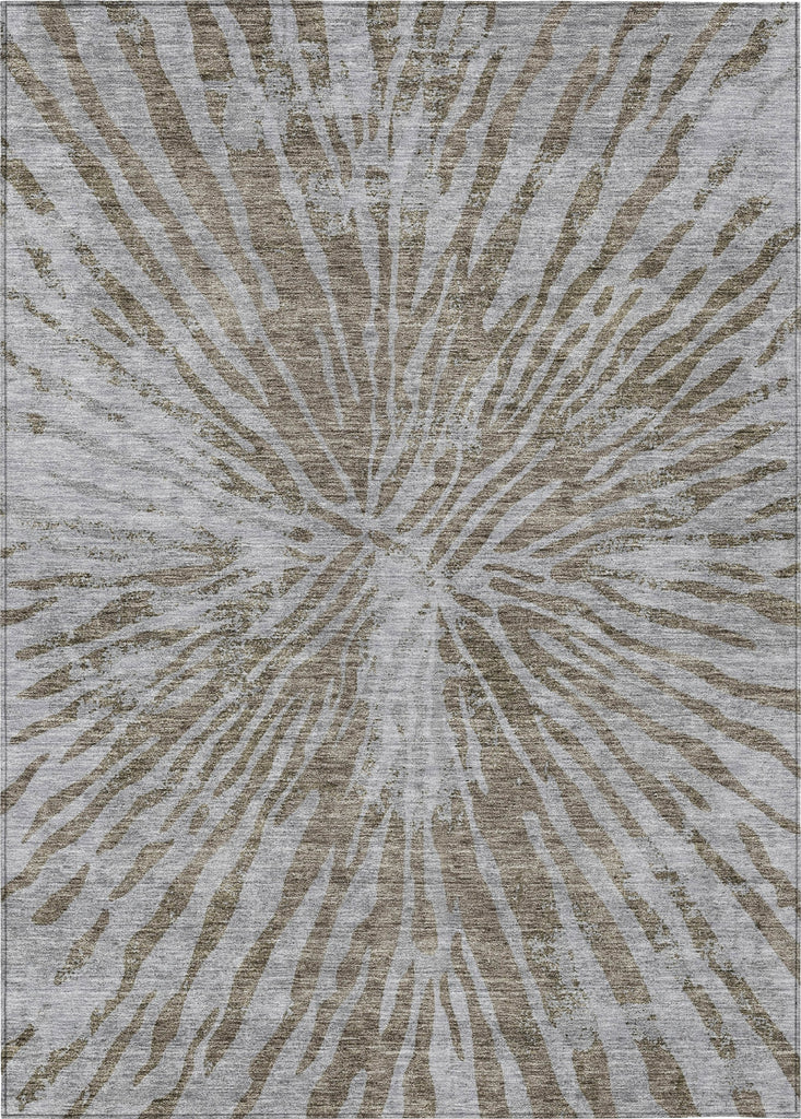 Piper Looms Chantille Modern ACN818 Brown Machine Washable Area Rug main image