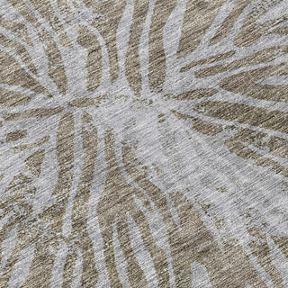 Piper Looms Chantille Modern ACN818 Brown Machine Washable Area Rug Swatch Image