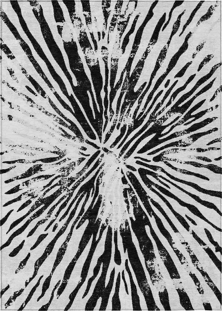 Piper Looms Chantille Modern ACN818 Ivory Machine Washable Area Rug main image