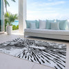 Piper Looms Chantille Modern ACN818 Ivory Machine Washable Area Rug Outdoor Lifestyle Image Feature