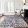 Piper Looms Chantille Modern ACN818 Purple Machine Washable Area Rug Lifestyle Image Feature