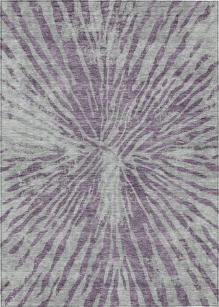 Piper Looms Chantille Modern ACN818 Purple Machine Washable Area Rug main image