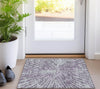 Piper Looms Chantille Modern ACN818 Purple Machine Washable Area Rug Scatter Lifestyle Image Feature