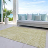 Piper Looms Chantille Modern ACN818 Wheat Machine Washable Area Rug Outdoor Lifestyle Image Feature