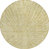 Piper Looms Chantille Modern ACN818 Wheat Machine Washable Area Rug Round Main Image