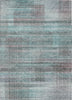 Piper Looms Chantille Stripes ACN819 Teal Machine Washable Area Rug main image
