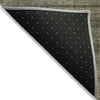 Piper Looms Chantille Stripes ACN820 Brown Machine Washable Area Rug Backing Image