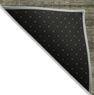 Piper Looms Chantille Stripes ACN820 Brown Machine Washable Area Rug Backing Image