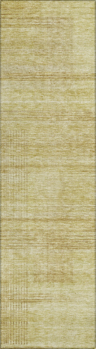 Piper Looms Chantille Stripes ACN820 Gold Machine Washable Area Rug Runner Main Image
