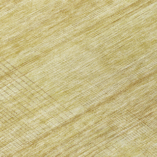 Piper Looms Chantille Stripes ACN820 Gold Machine Washable Area Rug Swatch Image