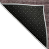 Piper Looms Chantille Stripes ACN820 Merlot Machine Washable Area Rug Backing Image