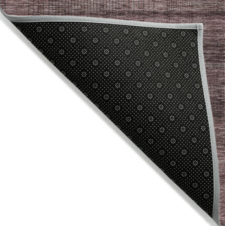 Piper Looms Chantille Stripes ACN820 Merlot Machine Washable Area Rug Backing Image