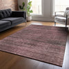 Piper Looms Chantille Stripes ACN820 Merlot Machine Washable Area Rug Lifestyle Image Feature