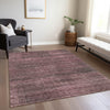 Piper Looms Chantille Stripes ACN820 Merlot Machine Washable Area Rug Lifestyle Image Feature