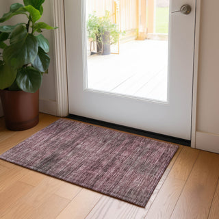 Piper Looms Chantille Stripes ACN820 Merlot Machine Washable Area Rug Scatter Lifestyle Image Feature