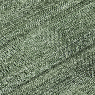 Piper Looms Chantille Stripes ACN820 Olive Machine Washable Area Rug Swatch Image