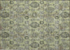 Piper Looms Chantille Damask ACN821 Aloe Machine Washable Area Rug Scatter Main Image