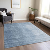 Piper Looms Chantille Modern ACN822 Blue Machine Washable Area Rug Lifestyle Image Feature