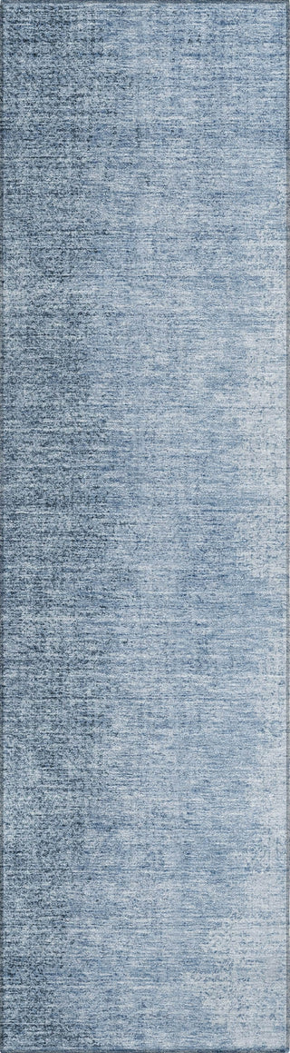 Piper Looms Chantille Modern ACN822 Blue Machine Washable Area Rug Runner Main Image