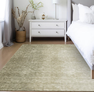 Piper Looms Chantille Modern ACN822 Brown Machine Washable Area Rug Lifestyle Image Feature